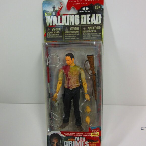 6 Walking Dead Action Figures Series 4  McFarlane Toys Rick Gov Walkers 2013 - Picture 11 of 11